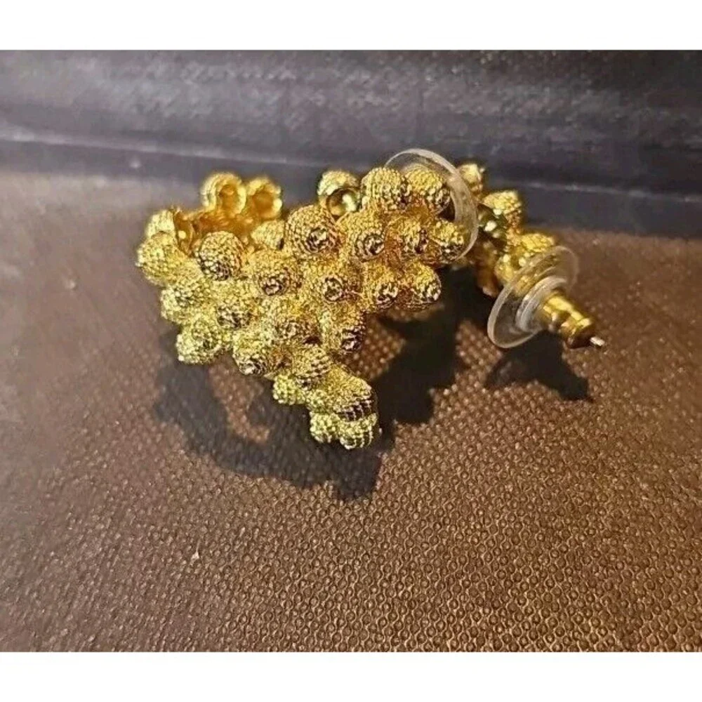 RARE FIND Vintage Adornment, Boucles d’oreille Earrings AVON 1980'S - Picture 5 of 6